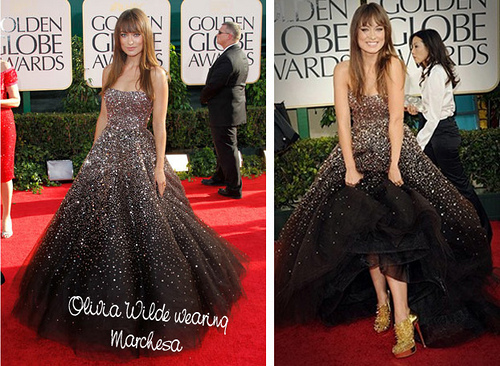 My top 5 best dressed at the Golden Globes 2011