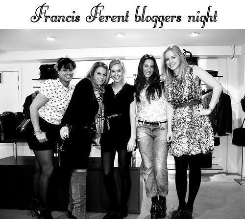 Francis Ferent bloggers night