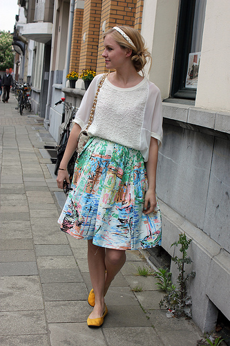 50's inspired look