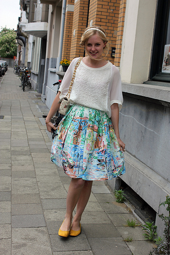 50's inspired look