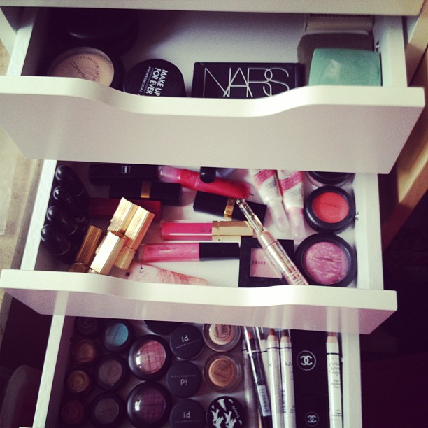 Yay! Finally have a good place to store my make up collection!