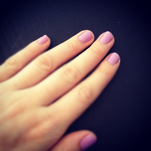 Models own lilac dream on my nails!