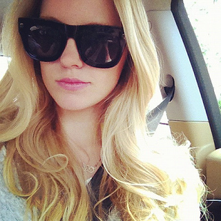 Wearing my Lanvin x H&M sunglasses :D #lanvin