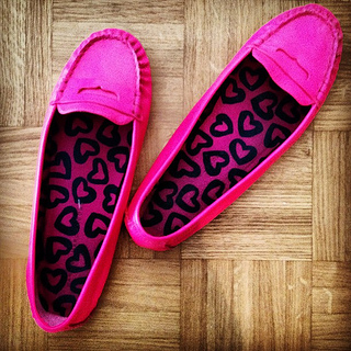 Neon pink Marc by Marc Jacobs loafers