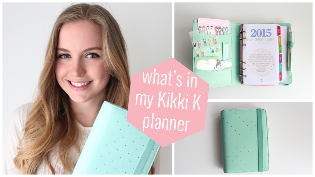 Axelle Blanpain of Style playground shares what's inside her Kikki K planner